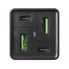 SANDBERG toiteplokk - 65 W - 3,25 A - PD, QC - 4 väljundporti (2 x USB, 2 x USB-C)