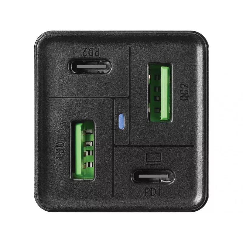 SANDBERG toiteplokk - 65 W - 3,25 A - PD, QC - 4 väljundporti (2 x USB, 2 x USB-C)