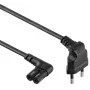 Toitekaabel Gembird PC-184L 1 m H05VV-F CEE7/16 to C7, 2,5 A, must