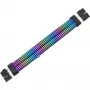 Ribbon kaabel THERMALTAKE AC-082-CN1NAN-A1 8-pin female-to-female, must, 0,272 m