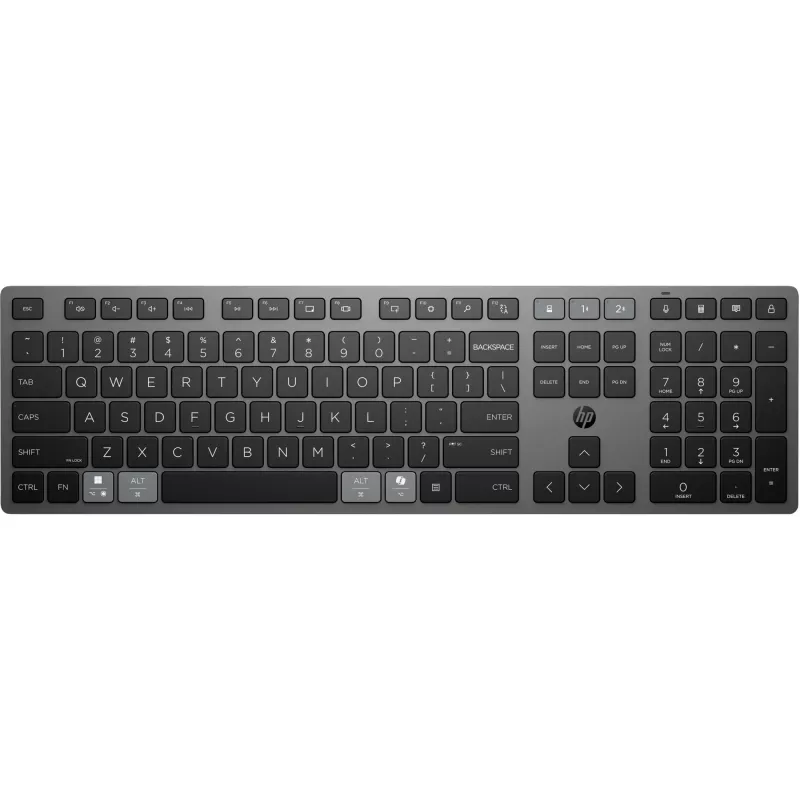 HP 720 mitme seadme laetav juhtmevaba klaviatuur täissuuruses USB Bluetooth
