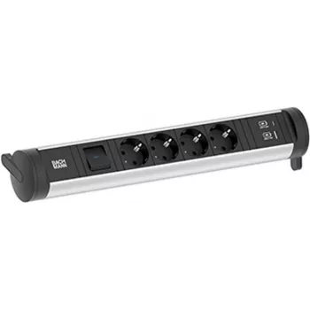 BACHMANN CYCLE Base 4xCEE7/3 1x lüliti 1xUSB A/C 22W 0,2m GST18
