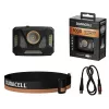 Pealamp Duracell DH1000R — must/oranž, laetav käed-vabad valgusti