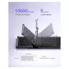 Inateck KB06101_STEEL GRAY klaviatuur Kodune RF-juhtmevaba + Bluetooth QWERTZ Inglise Must