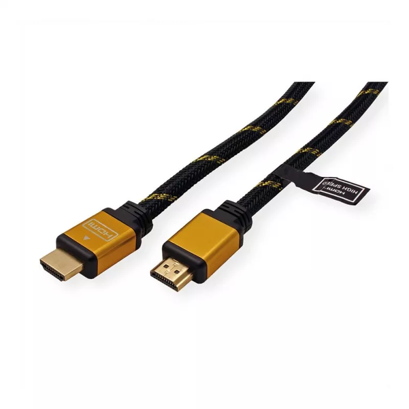 ROLINE Gold HDMI High Speed Kabel, ST-ST 1,0m (11.04.5561)