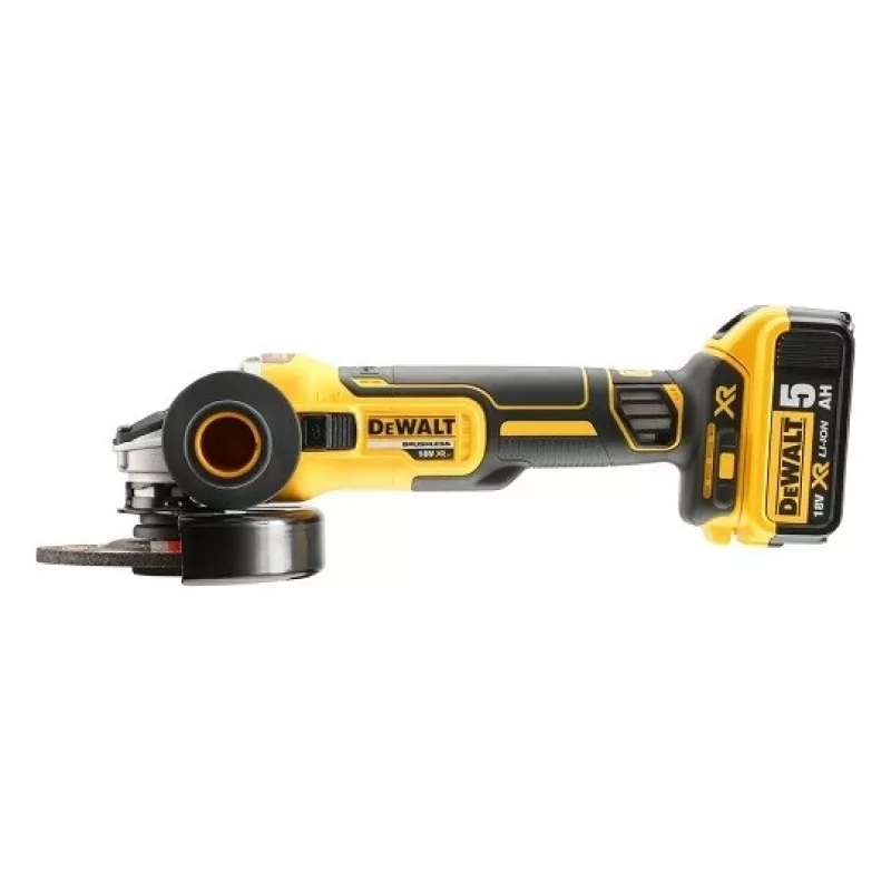 DeWalt DCK2026P2T-QW kombokomplekt DCD805 + DCG405, 18 V XR 2×5,0 Ah must, kollane