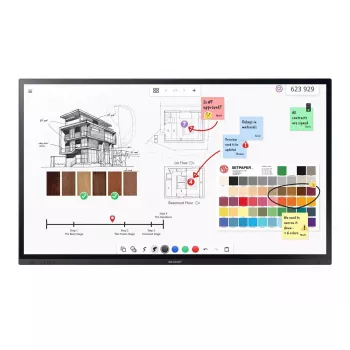 Interaktiivne lameekraan Sharp PN-LA862 86-tolline 4K Ultra HD puutetundlik must