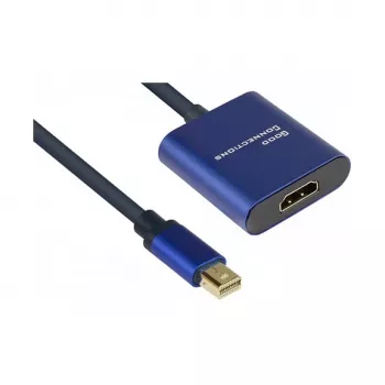 Videokaabli adapter Alcasa MDP-HDMI2 0.2 m Mini DisplayPort HDMI Must Sinine
