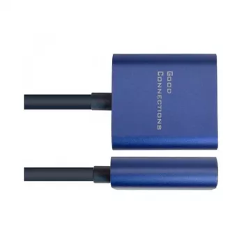 Videokaabli adapter Alcasa MDP-HDMI2 0.2 m Mini DisplayPort HDMI Must Sinine
