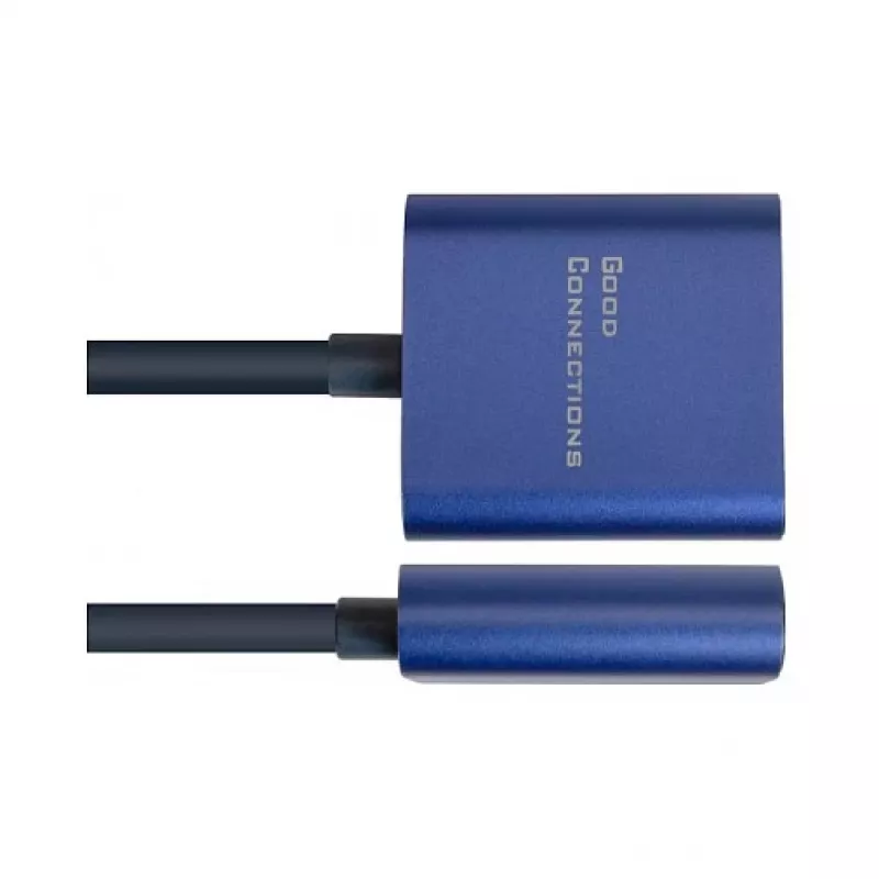 Videokaabli adapter Alcasa MDP-HDMI2 0.2 m Mini DisplayPort HDMI Must Sinine