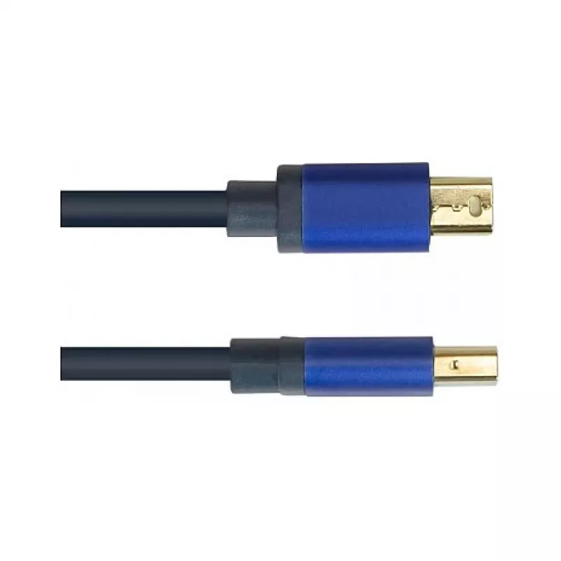 Videokaabli adapter Alcasa MDP-HDMI2 0.2 m Mini DisplayPort HDMI Must Sinine