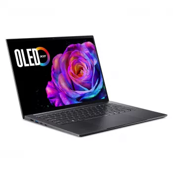 Sülearvuti Acer Swift X 14 OLED SFX14-73G-975F NX.J81EG.004 — 14,5 tolli 2880×1800, Intel Core Ultra 9 285H, 2TB SSD, GeForce RTX 5070, HDMI/USB-C, Windows 11 Home