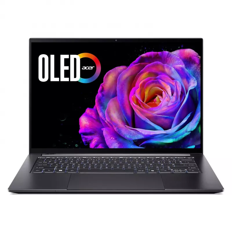 Sülearvuti Acer Swift X 14 OLED SFX14-73G-975F NX.J81EG.004 — 14,5 tolli 2880×1800, Intel Core Ultra 9 285H, 2TB SSD, GeForce RTX 5070, HDMI/USB-C, Windows 11 Home