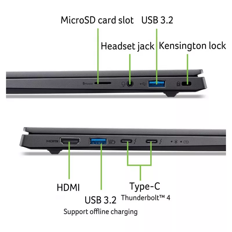 Sülearvuti Acer Swift X 14 OLED SFX14-73G-975F NX.J81EG.004 — 14,5 tolli 2880×1800, Intel Core Ultra 9 285H, 2TB SSD, GeForce RTX 5070, HDMI/USB-C, Windows 11 Home