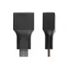 Kaabli soovahetaja USB C USB A Alcasa USB-AD201 Must