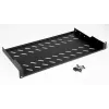 Riiuli riiul EQUIP Fixed Shelf 19-tolline, 1U, 400 mm sügavus, must, 485 mm laius