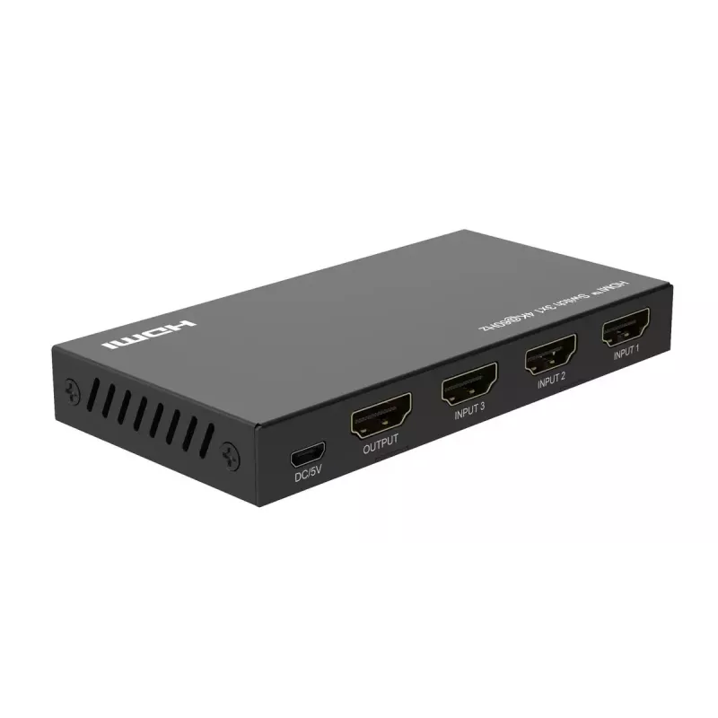 Video switch MicroConnect MC-HDMISWITCH0301-4K 4K 60Hz Metal Must