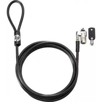Kaablilukk HP Nano Keyed Security Lock 1AJ39UT — võtmega sülearvuti/seadme turvakaabel