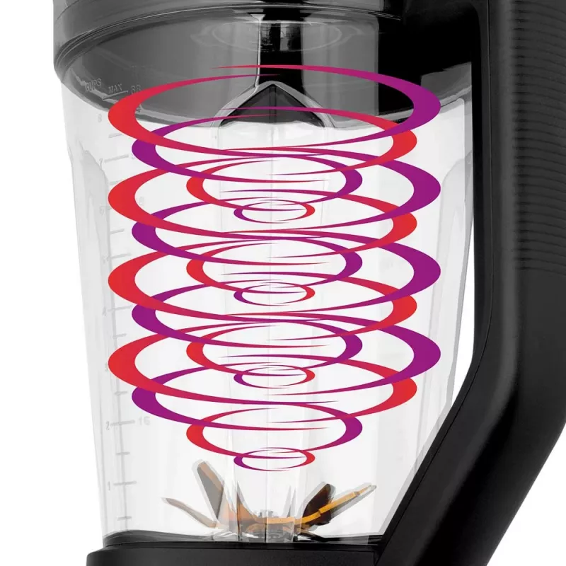 Lauapealne blender GASTROBACK Mix & Soup (2000 W, 2 L, Tritan-kann, titaanlõiketerad, puutjuhtimine, must/roostevaba teras)