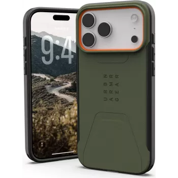 UAG Urban Armor Gear Civilian MagSafe ümbris | Apple iPhone 17 Pro Max | oliiv/popi oranž | 114546117297