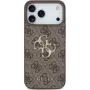 GUESS Hard Cover 4G Big Metal Logo Brown, Apple iPhone 17 Pro Max jaoks, GUHCP17X4GMGBR