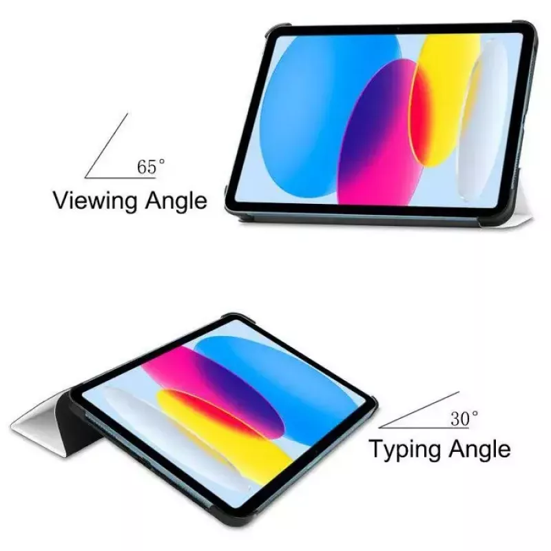 Tahvelarvuti ümbris CoreParts TABX-IP10-COVER6 — Flip-ümbris Apple iPad (2022), 27,7 cm (10,9 tolli), 2 aluserežiimi, valge