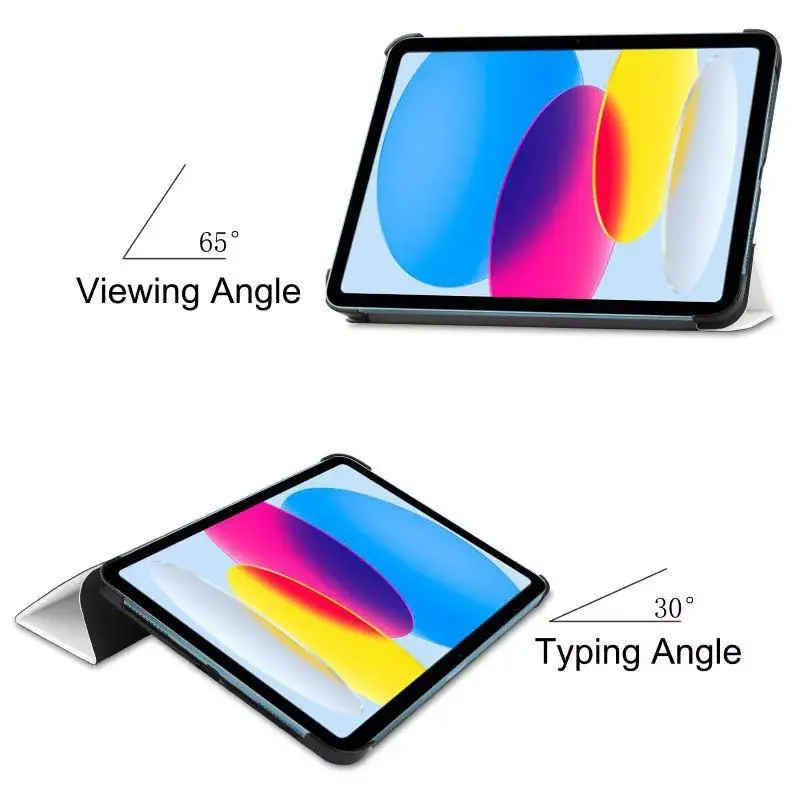 Tahvelarvuti ümbris CoreParts TABX-IP10-COVER6 — Flip-ümbris Apple iPad (2022), 27,7 cm (10,9 tolli), 2 aluserežiimi, valge