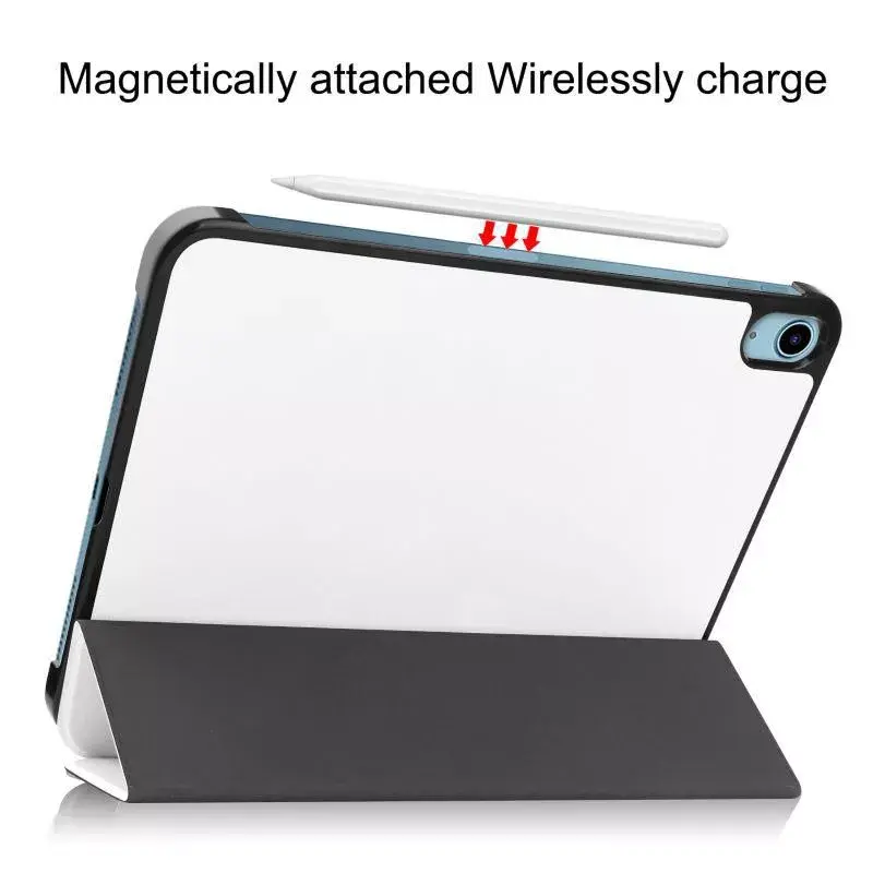 Tahvelarvuti ümbris CoreParts TABX-IP10-COVER6 — Flip-ümbris Apple iPad (2022), 27,7 cm (10,9 tolli), 2 aluserežiimi, valge