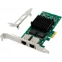 Võrgukaart MicroConnect I350-T2 PCIe x1 kahe pordiga 1GbE