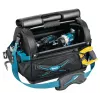 Makita tööriistakast E-05446 Must, Sinine Plastik, Polüester, Teras