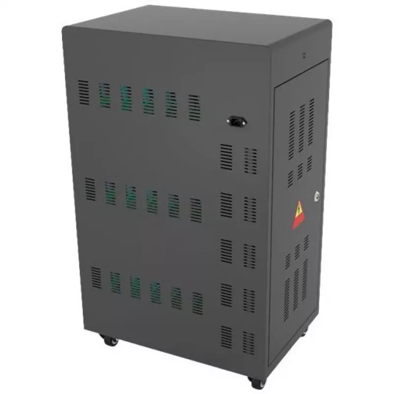 Kaasaskantav seadmehalduskäru Alcasa PCT01-A30S Must USB 2.4A