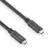 USB4 Gen 2x2 kaabel PureLink PI6600-030 USB‑C – USB‑C 3 m, 20 Gbit/s, magnetiliselt varjestatud, must