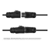 Juhtmepistik Alcasa IC01-20P202 S1 Toite 2-kontaktiline Must