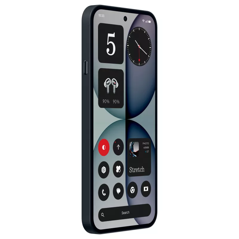 Nutitelefon Nothing 4a — 6,78-tolline (17,2 cm) ekraan, Snapdragon 7s Gen 4, 12 GB muutmälu, 256 GB, 5G, 5080 mAh, Dual SIM, must