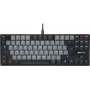 Mehaaniline klaviatuur Cherry KC 500 MX LP TKL — MX madalaprofiililised lülitid, numbriklahvistikuta, US-paigutus, Elevandiluu