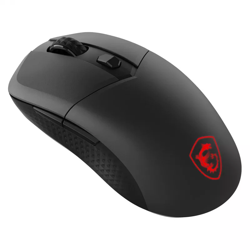 MSI VERSA 300 WIRELESS 8K mängurihiir, mõlemakäeline, optiline, 2600 DPI, 6 nuppu, must