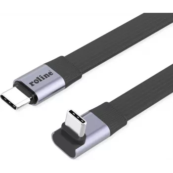 ROLINE USB4-2.0 kaabel 80 Gbit/s lame ST/ST otse-270° nurgaga - kaabel - digitaalne/andmeedastus