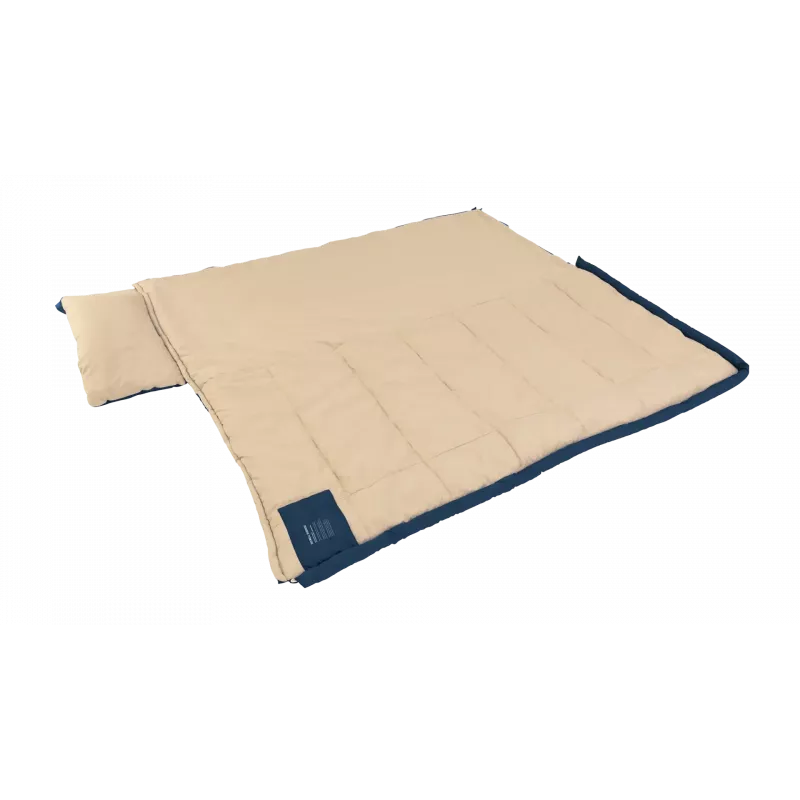 Magamiskott Outwell Contour Lux 190 cm, sünteetiline, vasak tõmblukk, sügavsinine