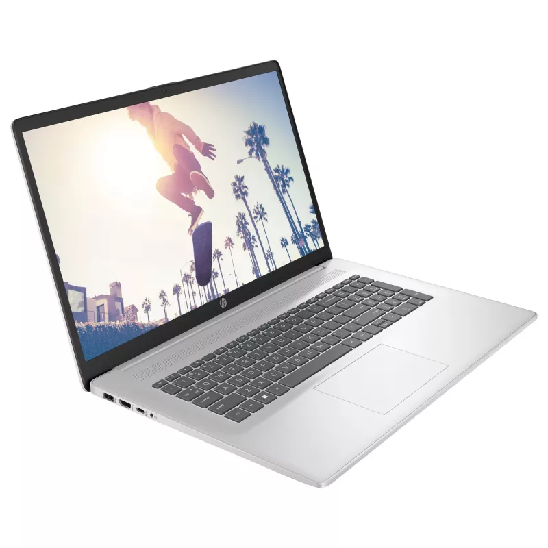 HP 17-cn4160ng Core5 120U/16GB/512SSD/FreeDOS/hõbedane USB C 3.1 - klaviatuuripaigutus võib olla saksa