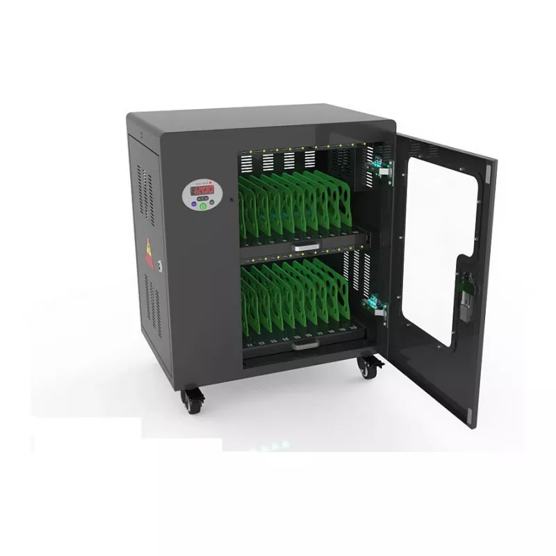 GoodConnections ANTARES T20 tahvelarvuti laadimiskäru UVC-desinfektsioon Must