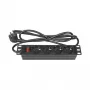 Good Connections GC-N0103 - Standard - 1U - Aluminium - Schwarz - 4 AC-Ausgänge - 1,8 m