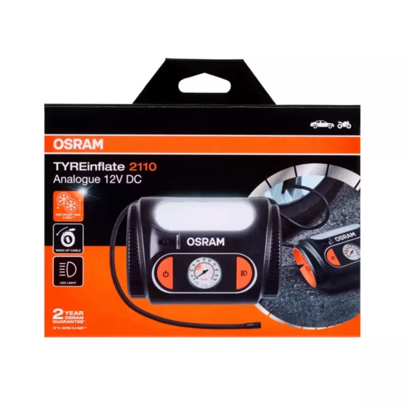 Osram Tyreinflate 2110 autokompressor 12 V