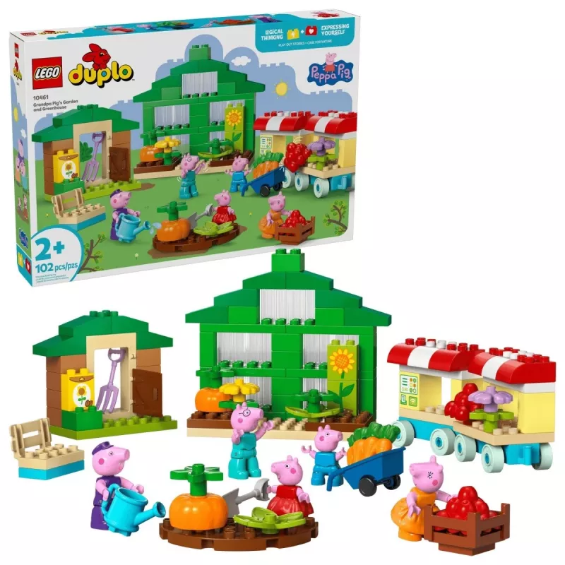 DUPLO Peppa Pig 10461 Vanaisa sea aed ja kasvuhoone ehitusklotsid