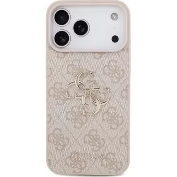 GUESS Hard kate 4G Big Metal Logo Pink, for Apple iPhone 17 Pro Max, GUHCP17X4GMGPI (GUHCP17X4GMGPI)