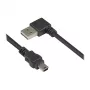 Good Connections ühenduskaabel USB 2.0 EASY Plug A Mini-B pistikule - nurga all - must - 0,5 m