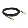 Antennikaabel DeLOCK RP-SMA pistik – RP-SMA pistik LMR/CFD100 5 m