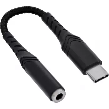 Audio adapter InLine 33054E USB-C 3,5 mm pesasse, sisseehitatud DAC, 15 cm kaabel