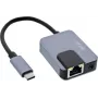 Võrguadapter InLine 33382I — Gigabit Ethernet, USB-C 3-ühes (Ethernet, heli, PD)