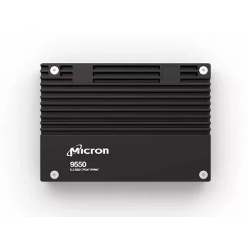 SSD | MICRON | SSD-seeria 9550 PRO | 15,36 TB | PCIe Gen5 | NVMe | NAND-välkmälu tehnoloogia 3D TLC | Kirjutuskiirus 10000 MB/s | Lugemiskiirus 14000 MB/s | Vormitegur E3.S | MTF