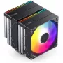 Protsessori jahuti Jonsbo CB80 kahe torniga, koos kahe 120 mm PWM RGB-ventilaatoriga — must